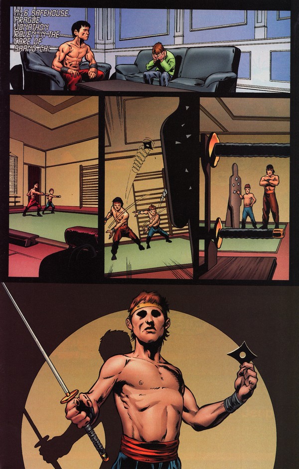 Young Jonathan Raven Trains with Shang-Chi